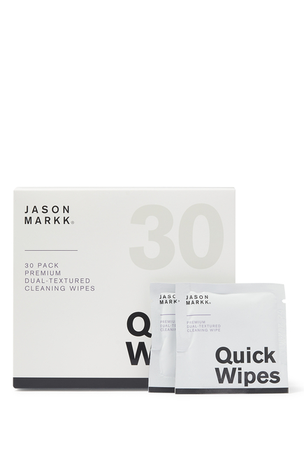 Dual-Textured Quick Wipes, 30-Pack